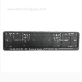 Black plastic car license plate frame 530X130mm